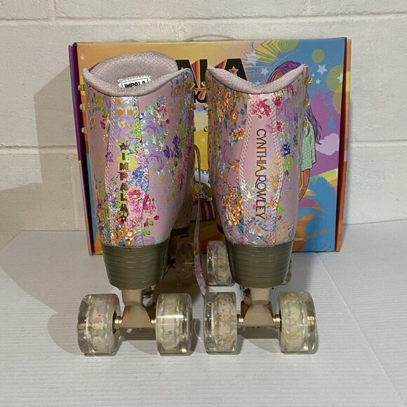 CYNTHIA ROWLEY X IMPALA FLORAL ROLLER SKATES SIZE 9 ***Limited Edition*** - Picture 5 of 11